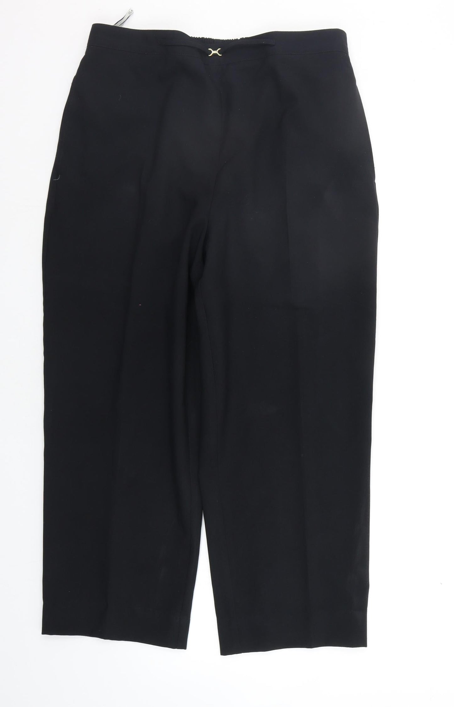 BHS Womens Black   Trousers  Size 14 L23 in