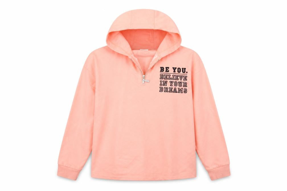 F&F Boys Orange   Henley Hoodie Size 12-13 Years