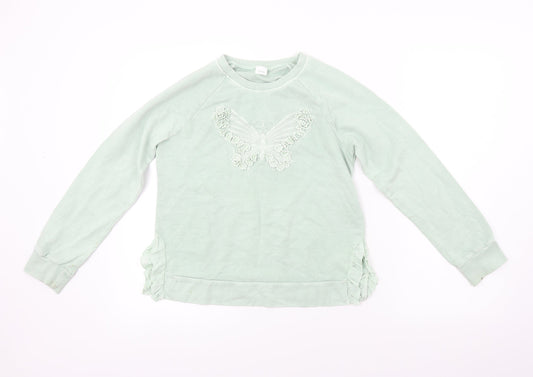 NEXT  Girls Green   Pullover Jumper Size 11 Years