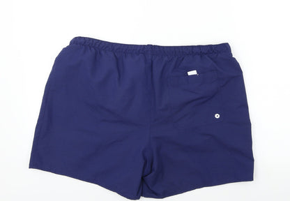 Preloved Preworn Mens Blue   Bermuda Shorts Size 36 in - Back
