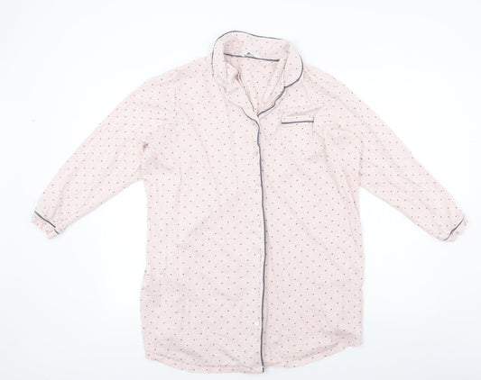 keep well  Womens Pink Polka Dot  Basic Button-Up Size 20
