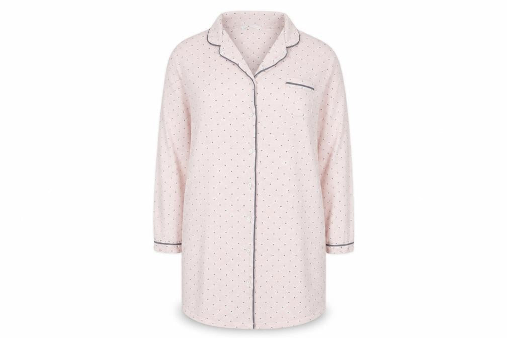 keep well  Womens Pink Polka Dot  Basic Button-Up Size 20
