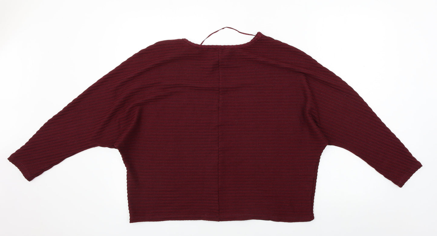 Primark  Womens Red   Pullover Jumper Size M