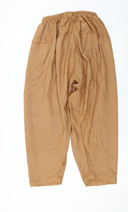 Preworn  Womens Brown   Sweatpants Trousers Size L L22 in