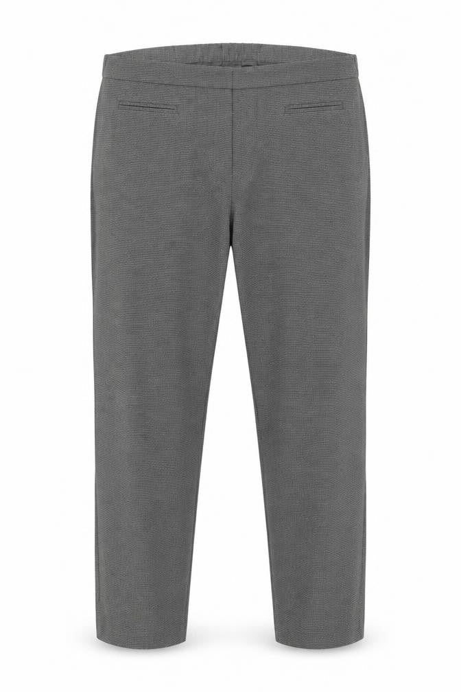 Bonmarché Mens Grey Check Trousers Size 24 L26 in