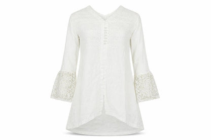 SJ Collection  Womens White   A-Line  Size M