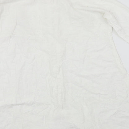 SJ Collection  Womens White   A-Line  Size M