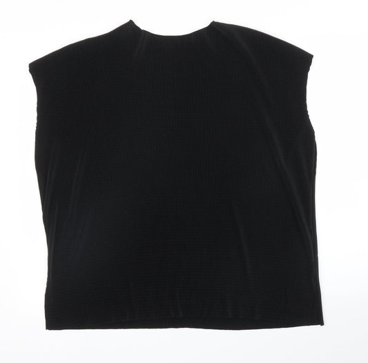 Sunny Womens Black   Basic Blouse One Size