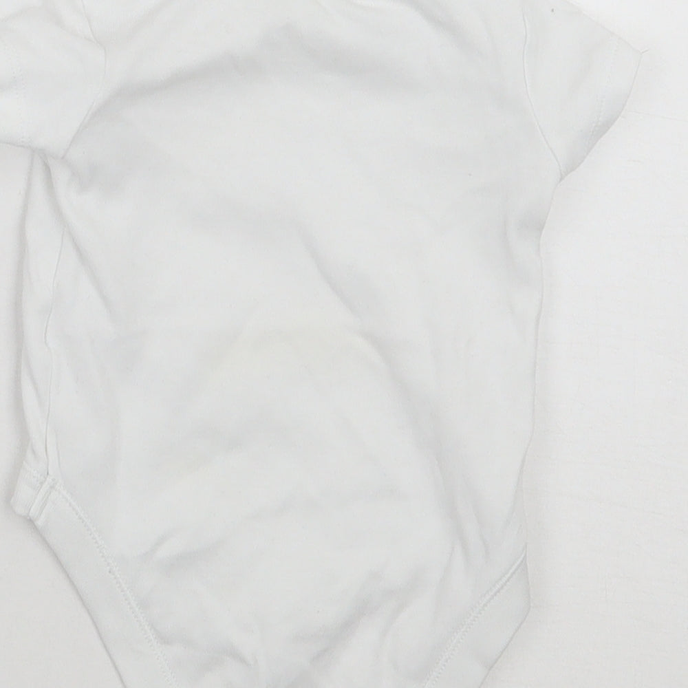 F&F Baby White   Babygrow One-Piece Size 0-3 Months  - Day dreamer