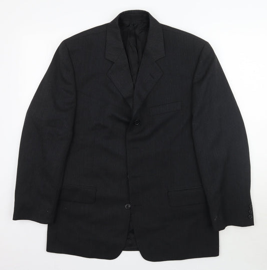 Tom English Mens Black   Jacket Coat Size 40