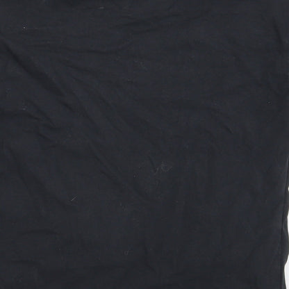 Marks & Spencer Girls Black   Basic T-Shirt Size 7-8 Years
