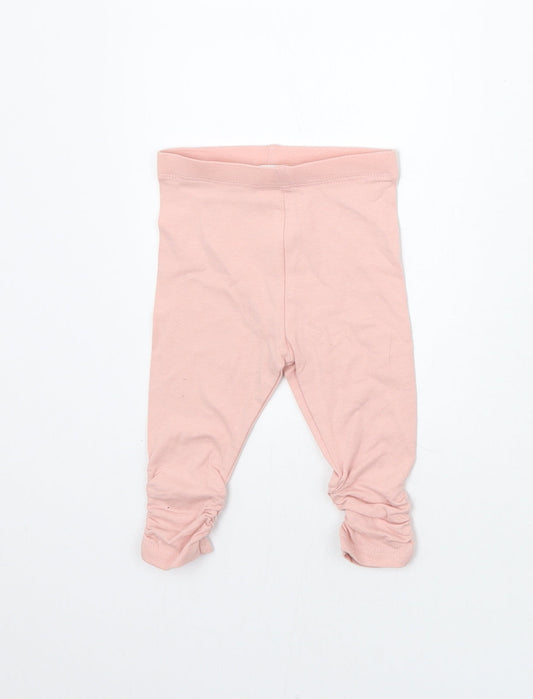 Mini Club Girls Pink   Sweatpants Trousers Size 0-3 Months