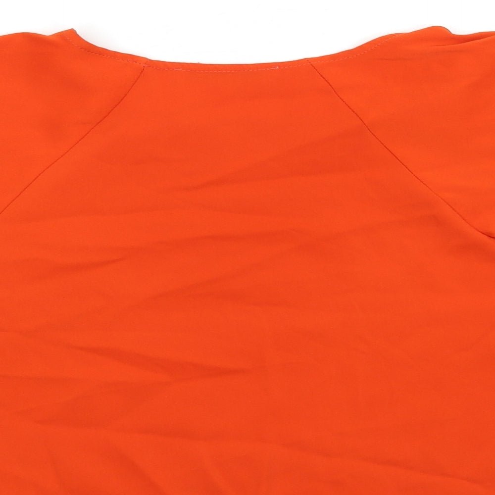 Definitions Womens Red   Basic Blouse Size 10