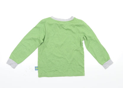 Tu Boys Green   Basic T-Shirt Size 5-6 Years