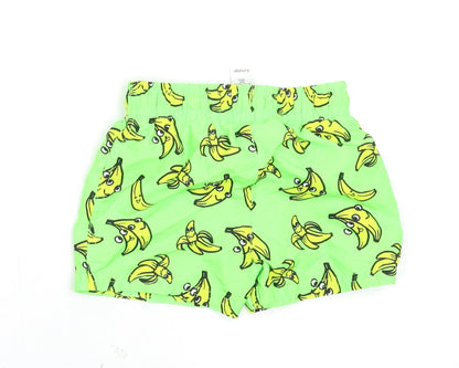 Preloved George Boys Green   Cropped Trousers Size 18-24 Months - Back