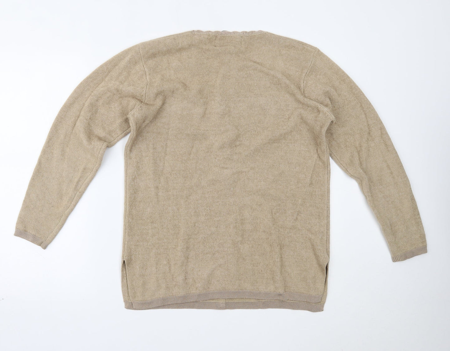 CASAMIA Womens Beige   Pullover Jumper One Size