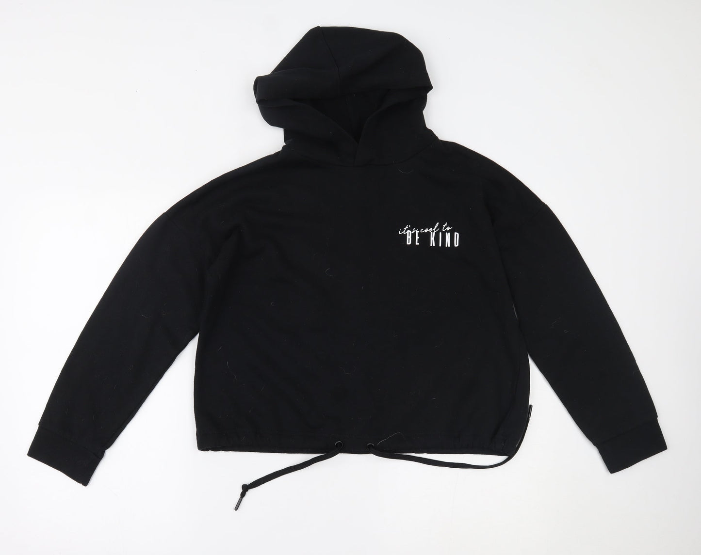 New Look Womens Black   Pullover Hoodie Size 12