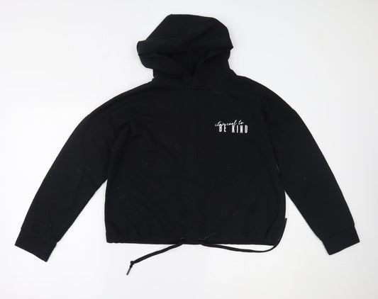 New Look Womens Black   Pullover Hoodie Size 12