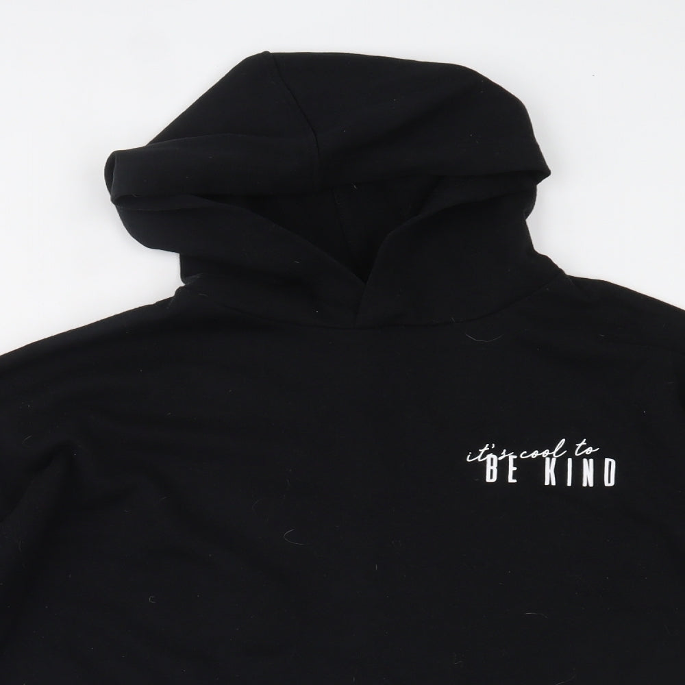 New Look Womens Black   Pullover Hoodie Size 12