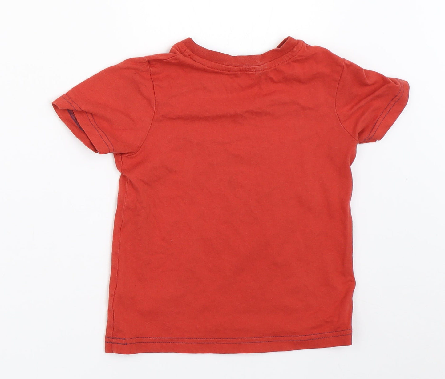 George Boys Orange   Basic T-Shirt Size 2-3 Years