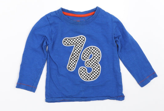 Primark Boys Blue   Basic T-Shirt Size 2-3 Years