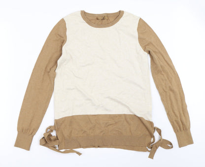 Preloved NEXT Womens Beige   Pullover Jumper Size 10 - Front