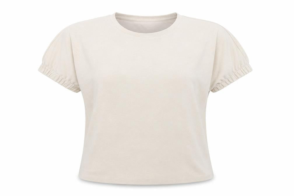 Papaya Womens Beige   Basic T-Shirt Size 12