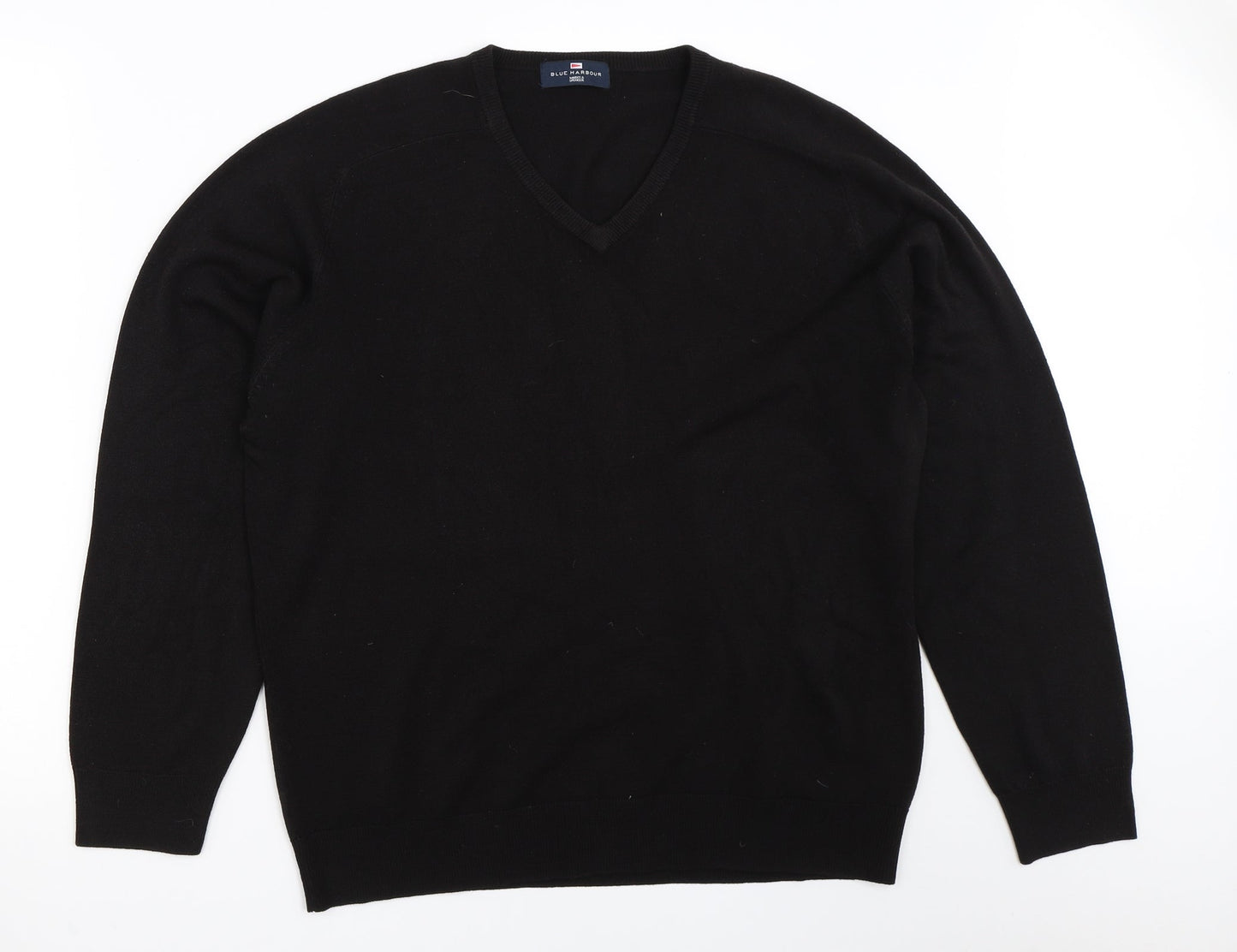 Marks and Spencer Mens Black   Pullover Jumper Size L