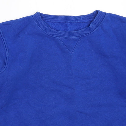 Preloved Matalan Boys Blue   Pullover Sweatshirt Size 8 Years  - school - Detail