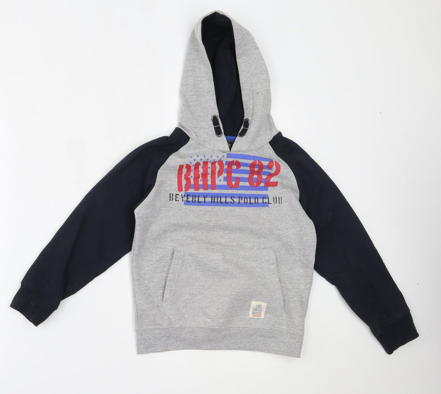 Beverly Hills Polo Club Boys Grey   Pullover Hoodie Size 7-8 Years