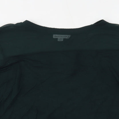 Preloved Warehouse Womens Green   Basic Blouse Size 12 - Detail