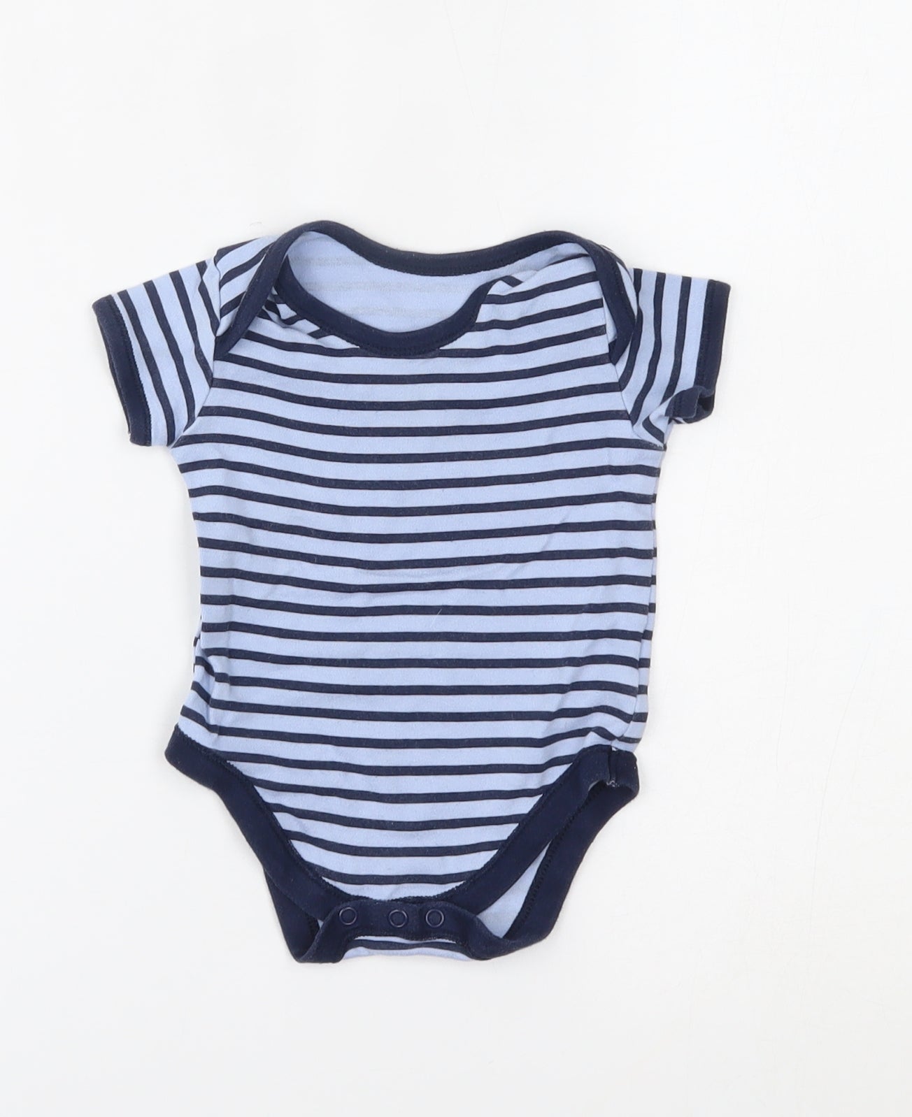 Matalan Baby Blue Striped  Babygrow One-Piece Size 6-9 Months