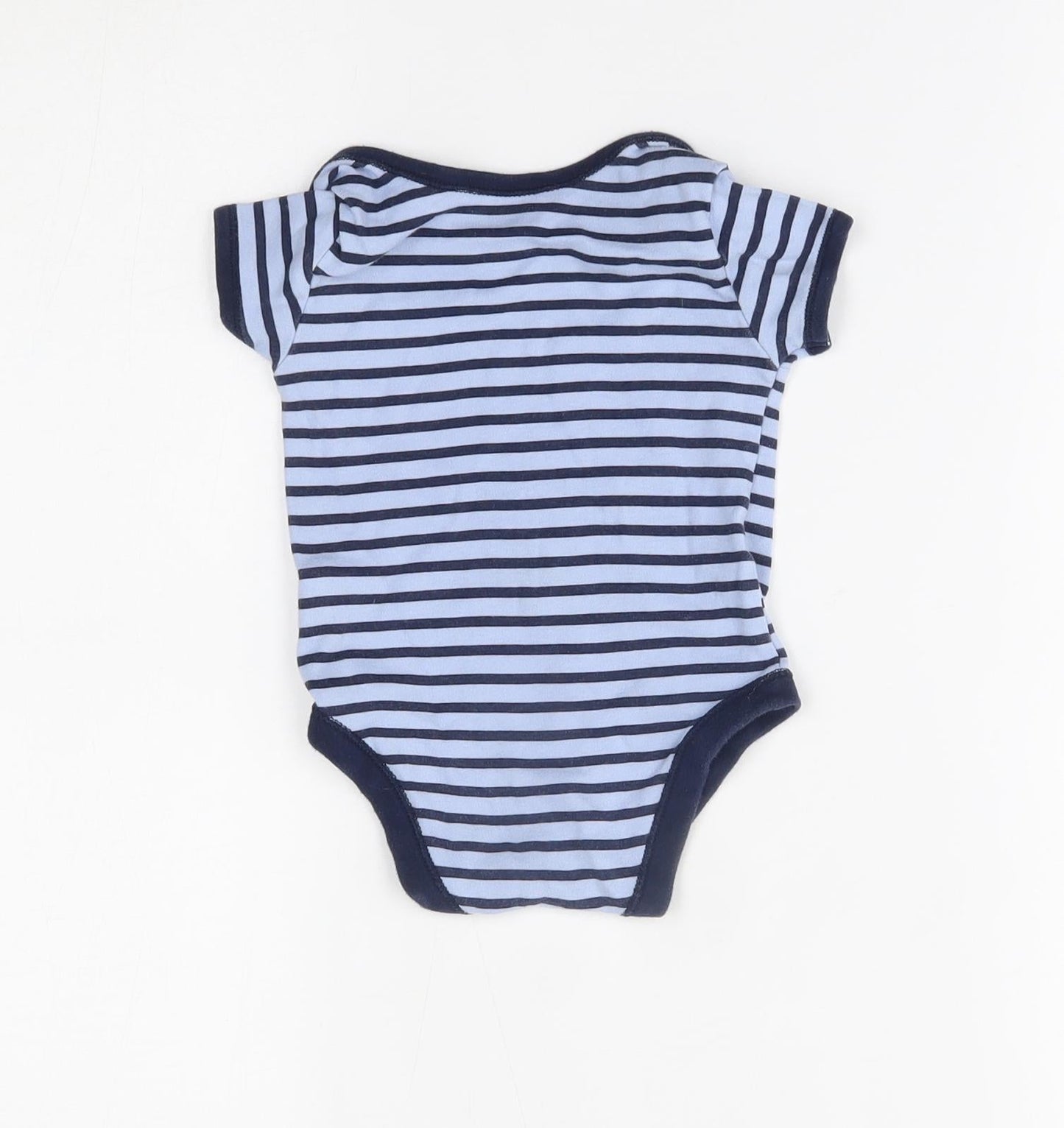Matalan Baby Blue Striped  Babygrow One-Piece Size 6-9 Months