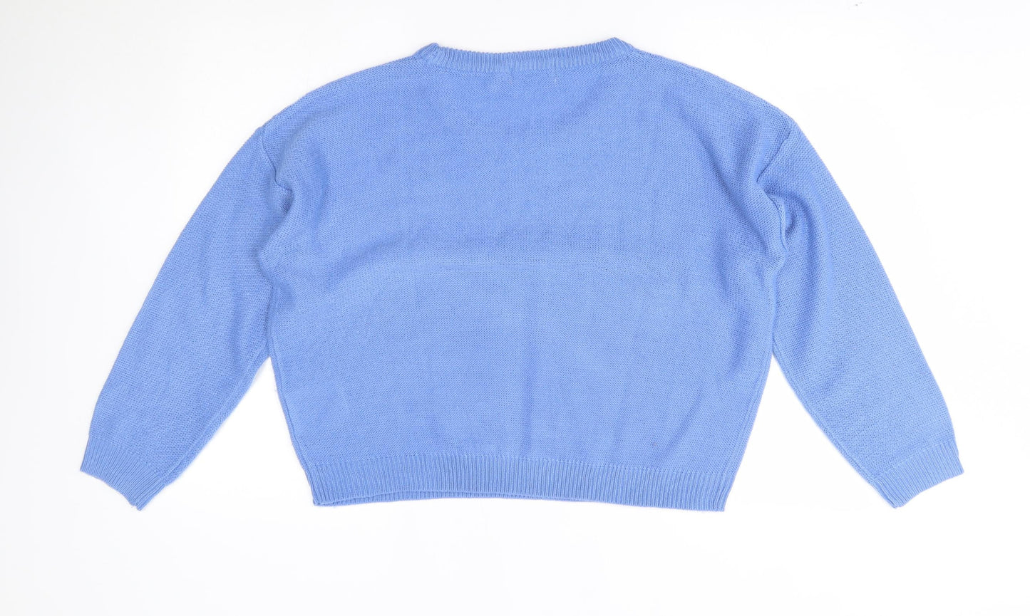 Brave Soul Womens Blue   Pullover Jumper Size L