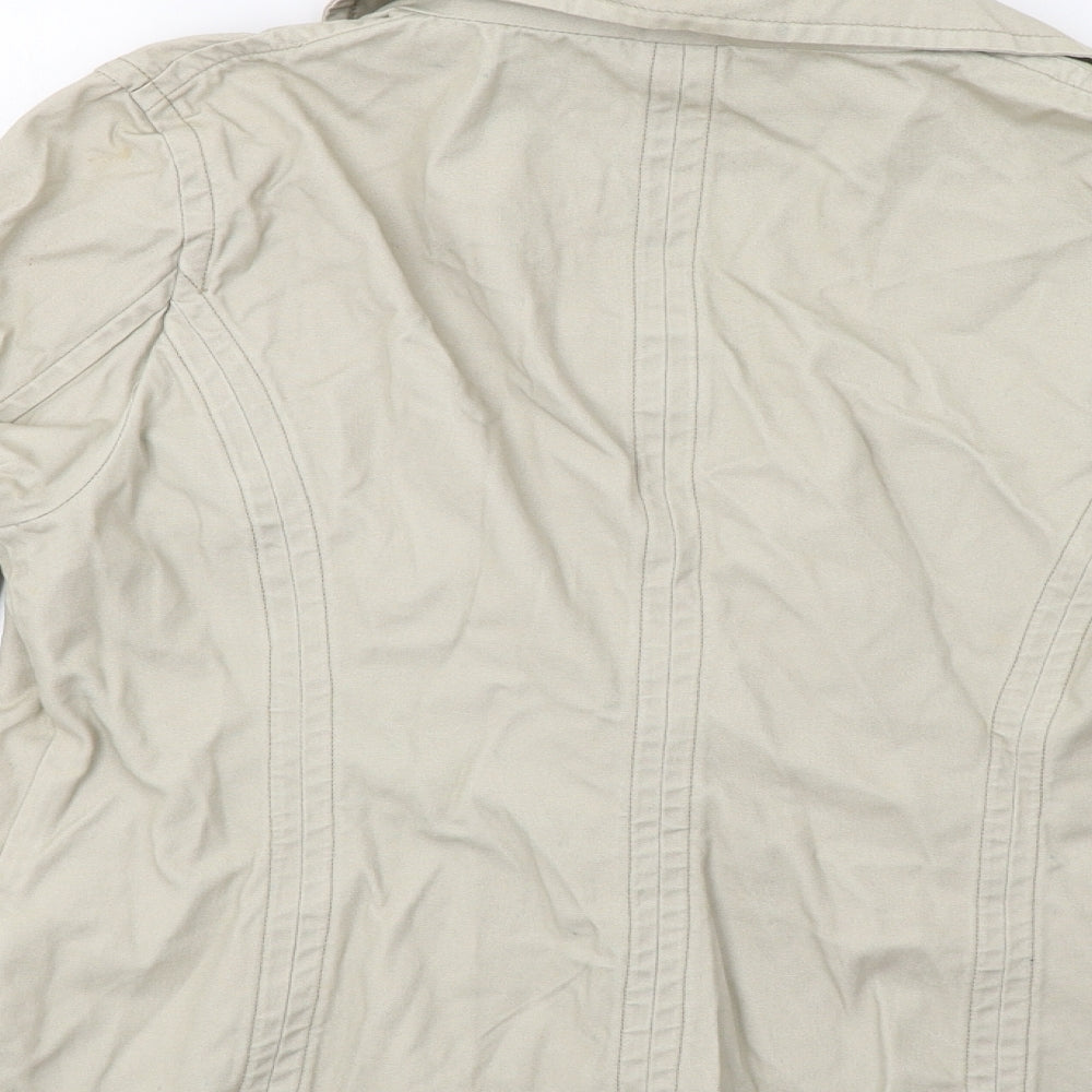 Alibi Womens Beige   Jacket Blazer Size 14