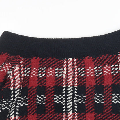 Preloved FOREVER 21 Womens Multicoloured Plaid  Pullover Jumper Size S - Detail
