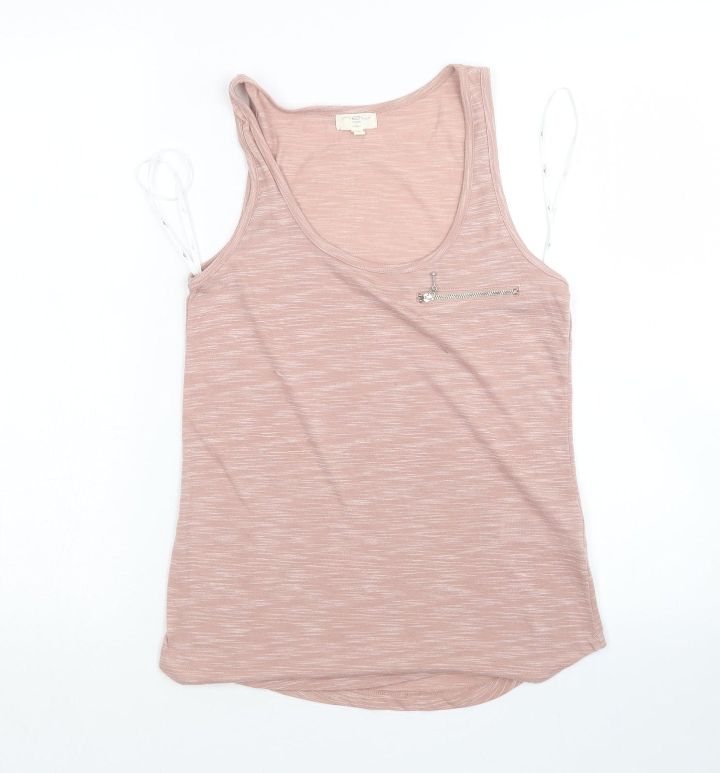 New Look Womens Pink   Basic Tank Size 6