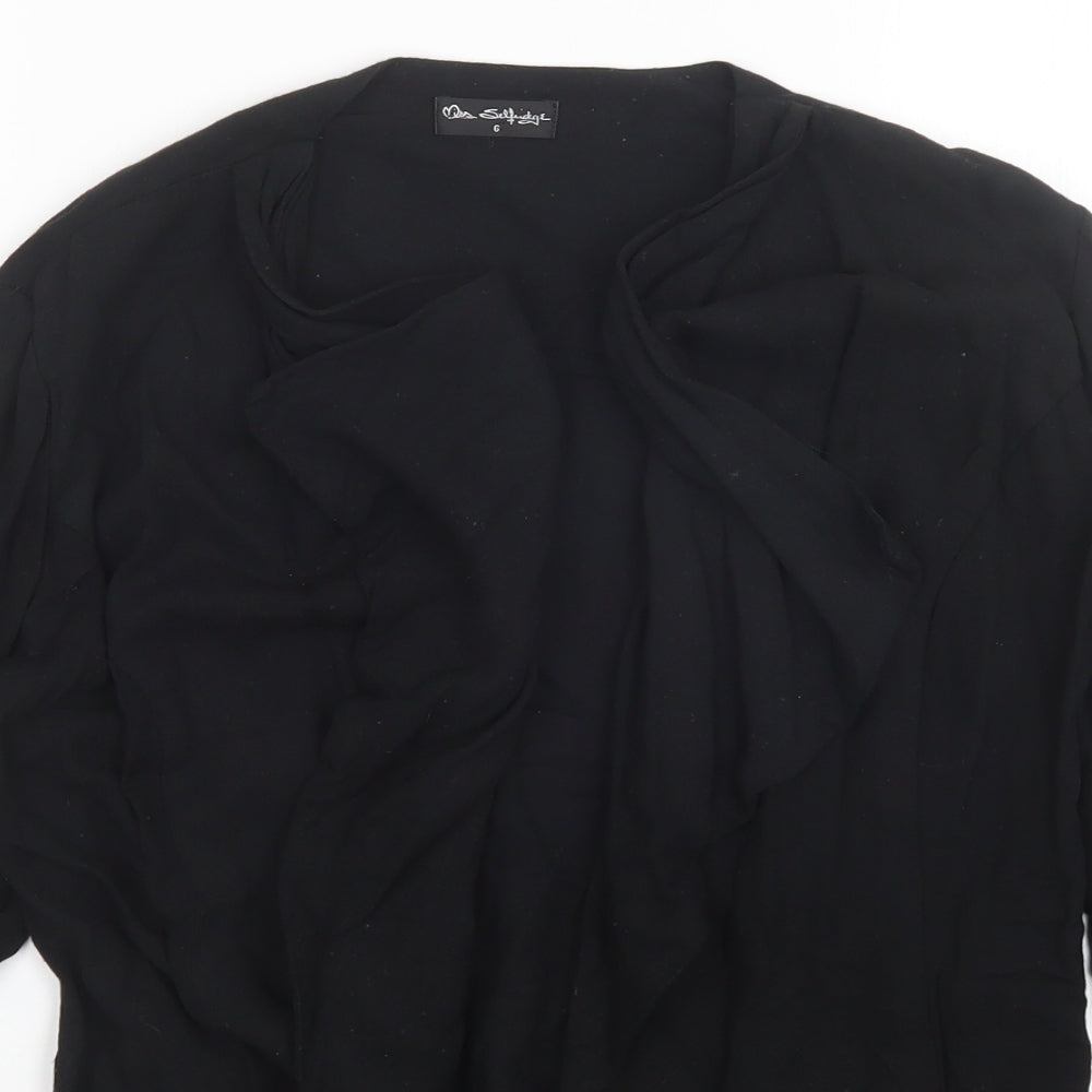 Miss Selfridge Womens Black   Cardigan Jumper Size 6