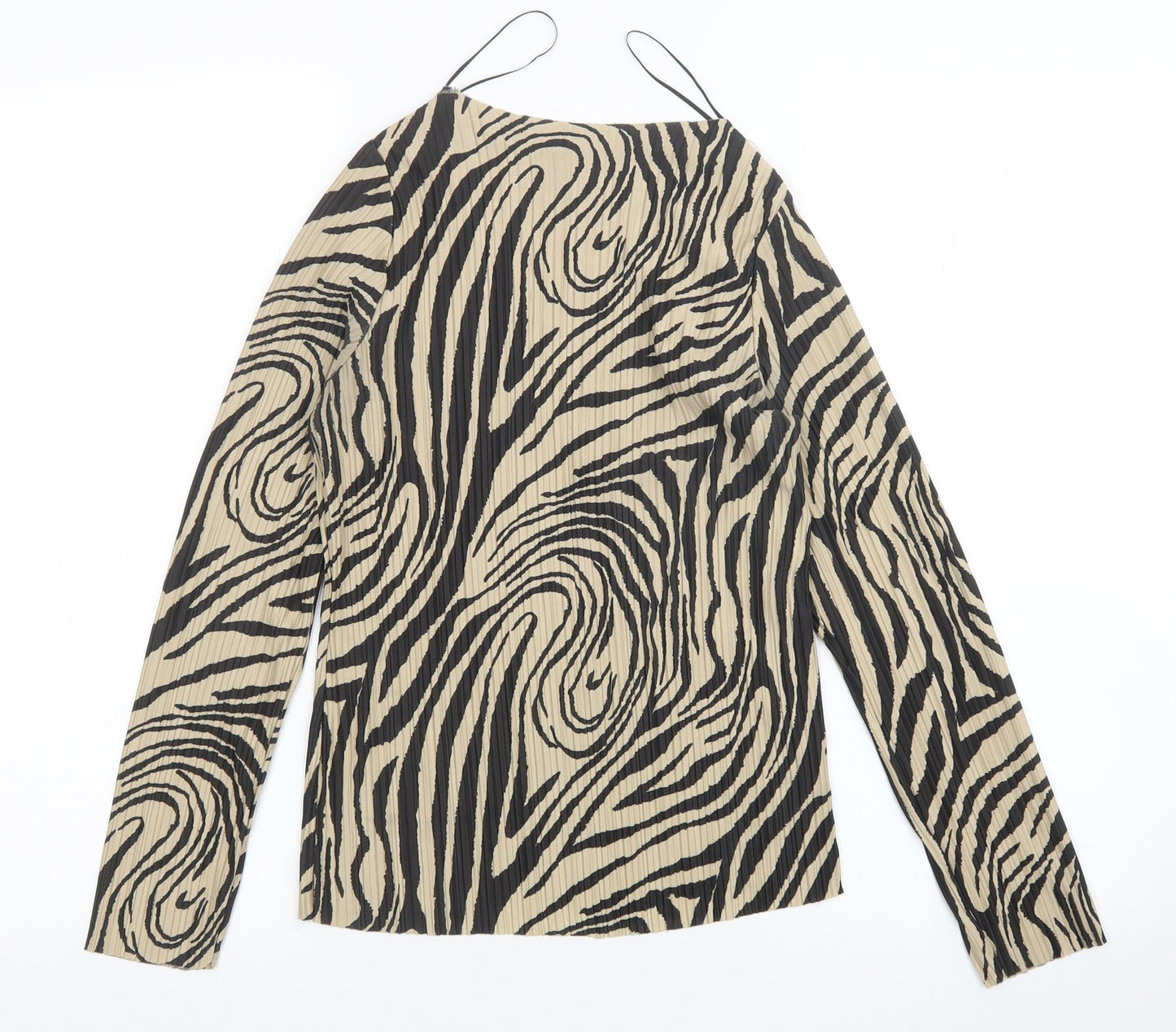 River Island Womens Multicoloured Animal Print  Basic Blouse Size 4