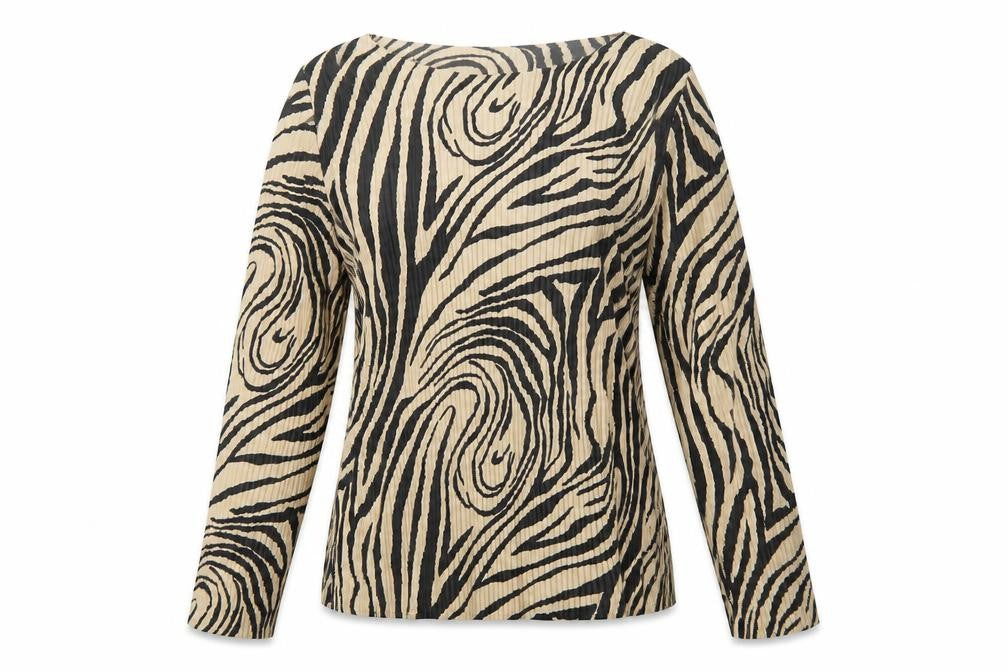River Island Womens Multicoloured Animal Print  Basic Blouse Size 4