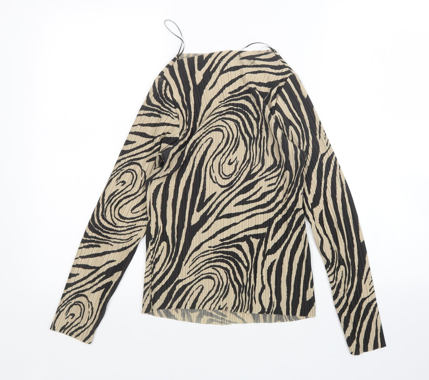 River Island Womens Multicoloured Animal Print  Basic Blouse Size 4