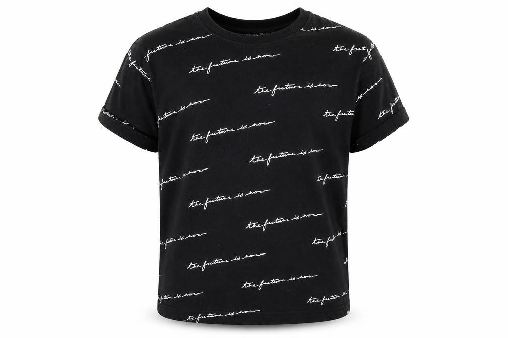 Primark Boys Black   Basic T-Shirt Size 7-8 Years