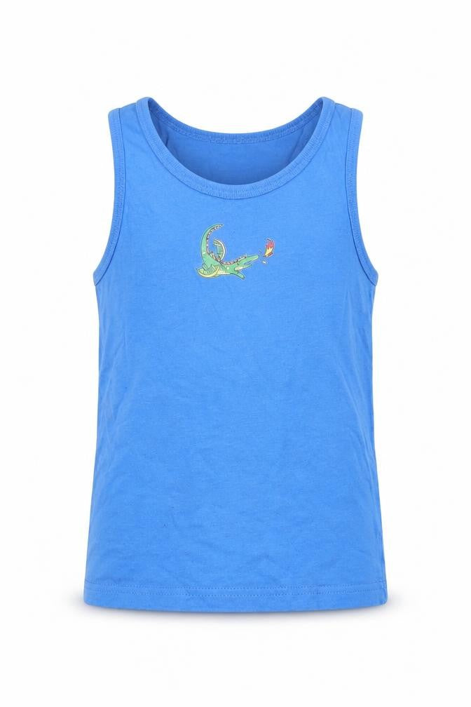 Primark Boys Blue   Basic Tank Size 5-6 Years
