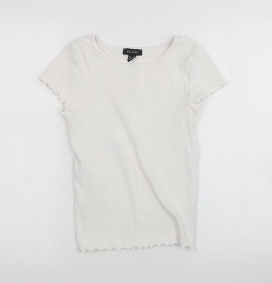 New Look Womens White   Pullover Jumper Size 10