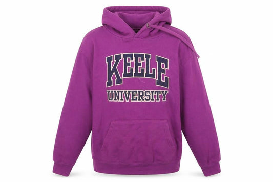 Womens Purple   Pullover Hoodie Size M