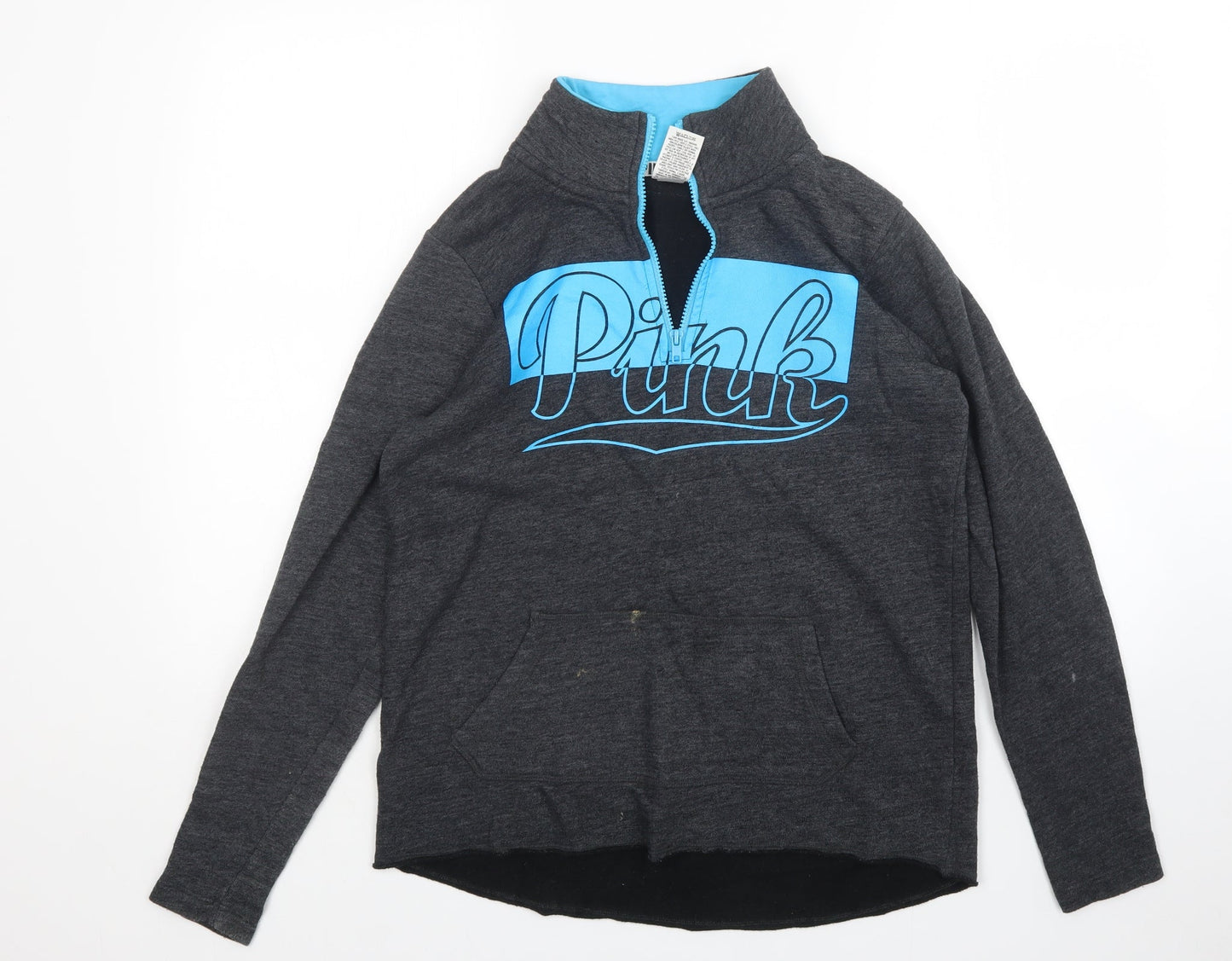 PINK Womens Grey   Pullover Sweatshirt Size XS
