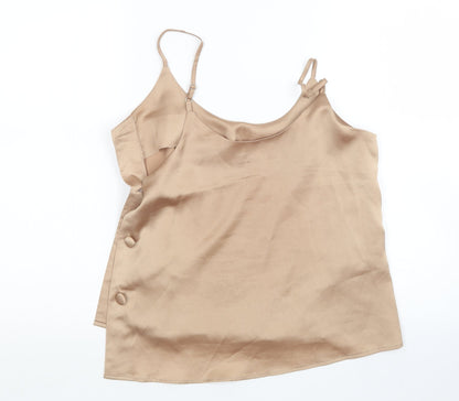 Boohoo Womens Brown   Basic Tank Size 10