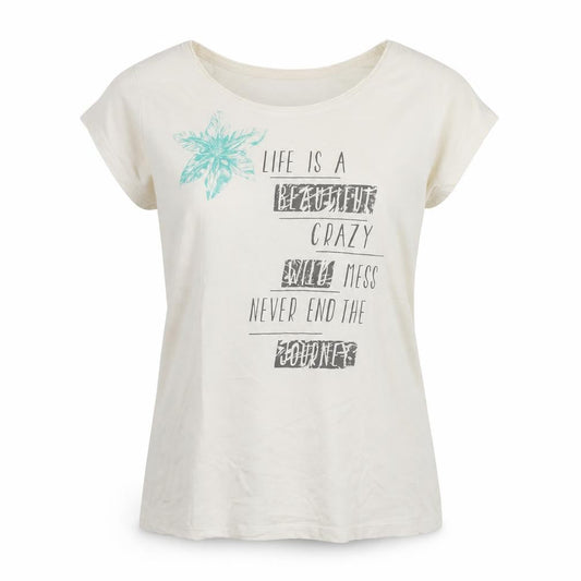 Niren Womens White   Basic T-Shirt Size 14