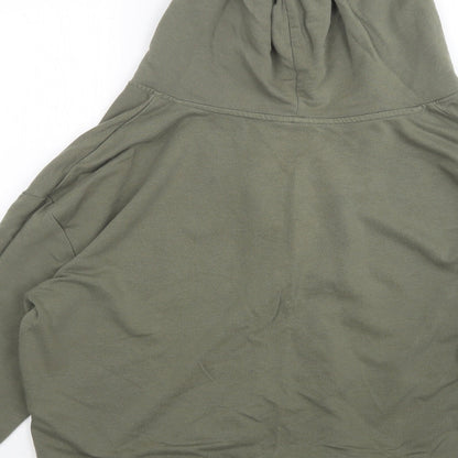 H&M Womens Green   Pullover Hoodie Size M