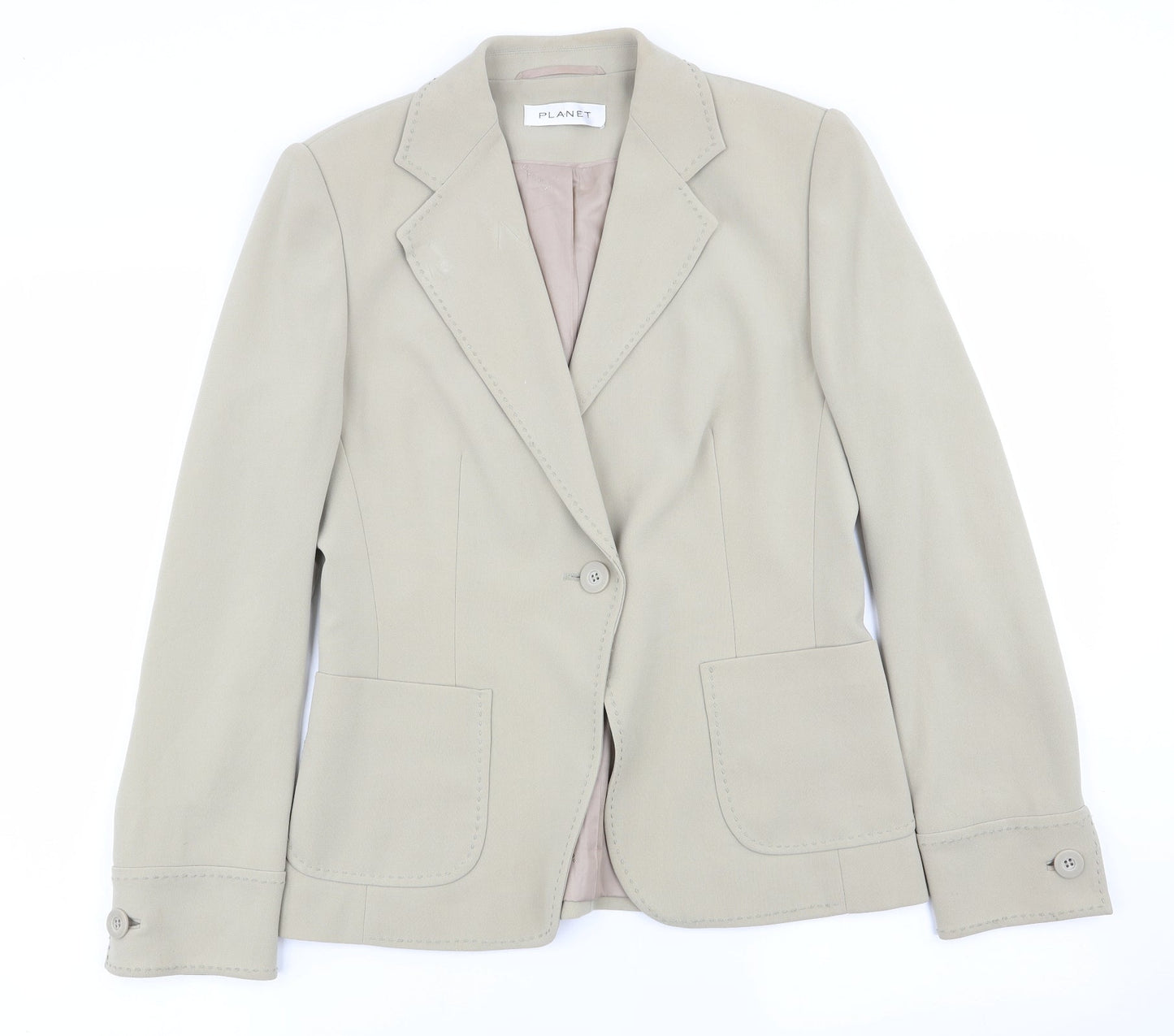 Planet Womens Beige   Jacket  Size 8